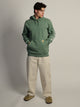 CARHARTT CARHARTT LOGO SLEEVE PULL OVER HOODIE - GREEN FOG - Boathouse
