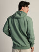 CARHARTT CARHARTT LOGO SLEEVE PULL OVER HOODIE - GREEN FOG - Boathouse