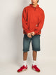 CARHARTT CARHARTT LOGO SLEEVE GRAPHIC PULL OVER HOODIE - SADDLE RED - Boathouse