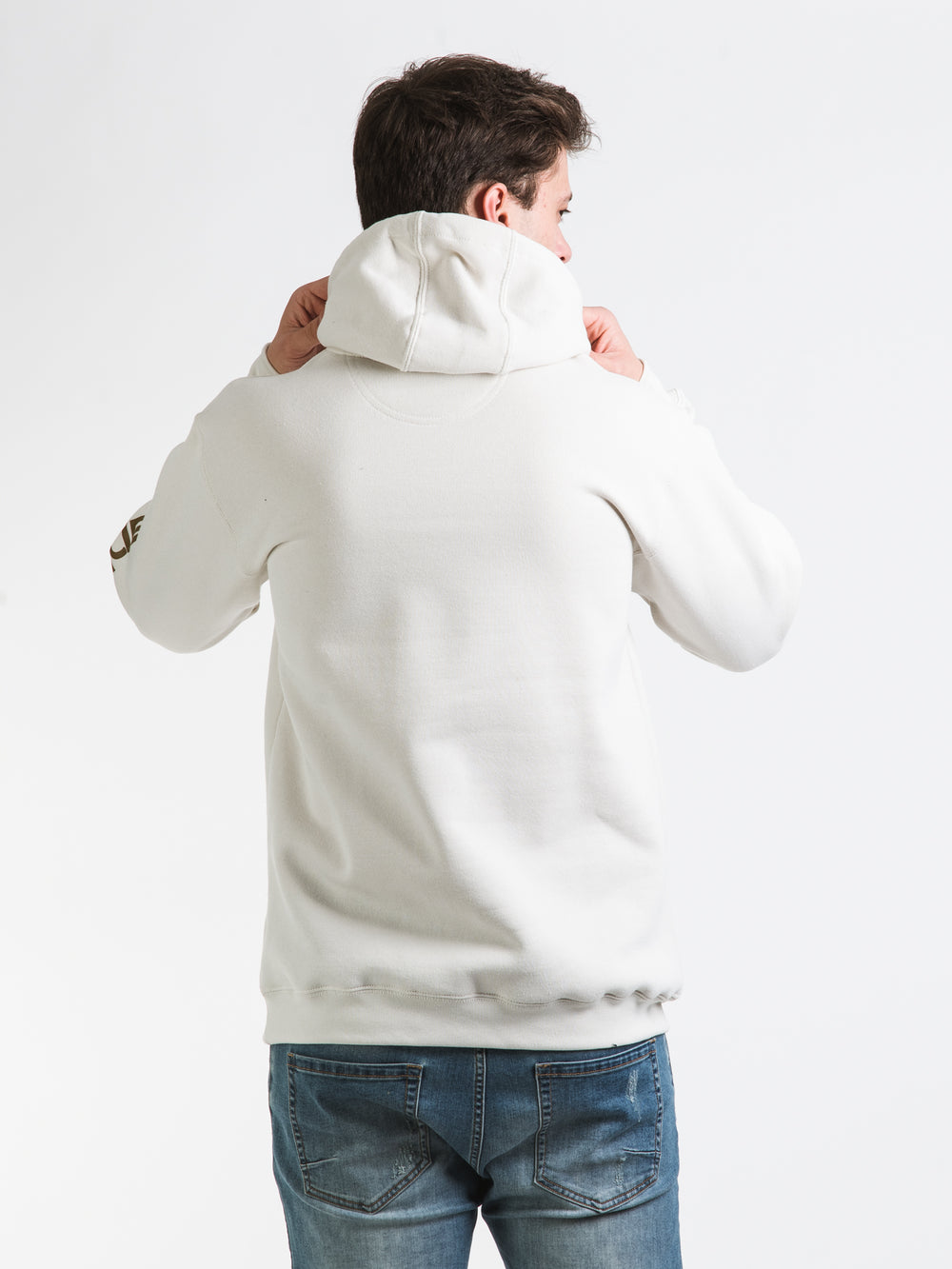 CHANDAIL À CAPUCHE AMPLE LOGO SLEEVE MIDWEIGHT POUR HOMME