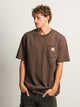 CARHARTT CARHARTT WORKWEAR POCKET T-SHIRT - SEPIA - Boathouse