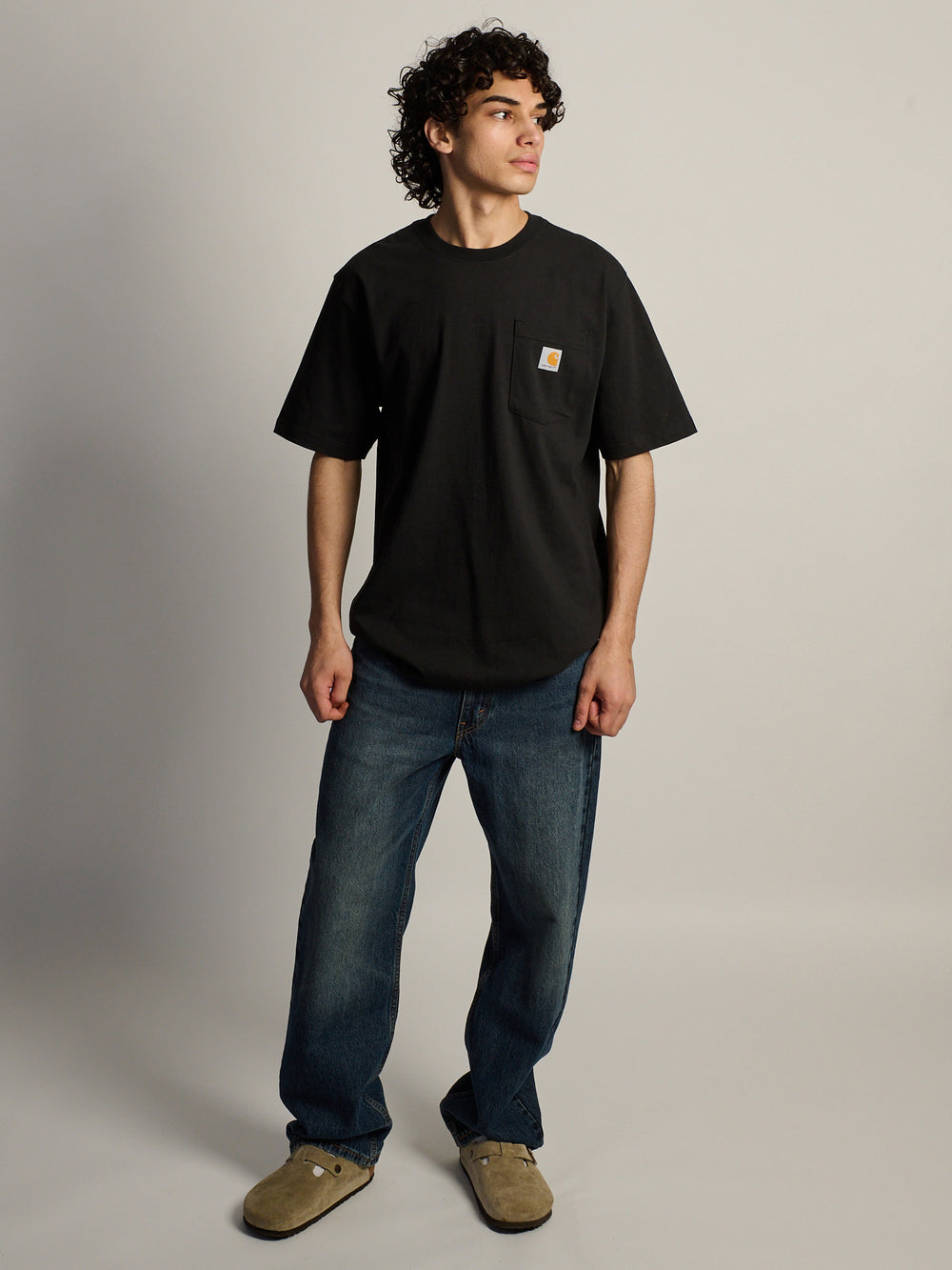 TSHIRT DE TRAVAIL MANCHES COURTES AVEC POCHETTE POUR HOMME