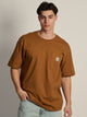 CARHARTT CARHARTT WORKWEAR POCKET T-SHIRT - BROWN - Boathouse