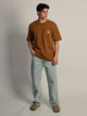 CARHARTT CARHARTT WORKWEAR POCKET T-SHIRT - BROWN - Boathouse