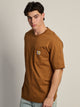 CARHARTT CARHARTT WORKWEAR POCKET T-SHIRT - BROWN - Boathouse