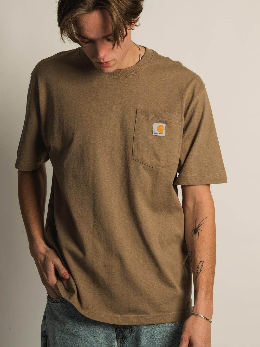 TSHIRT DE TRAVAIL MANCHES COURTES AVEC POCHETTE POUR HOMME