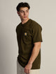 CARHARTT CARHARTT WORKWEAR POCKET T-SHIRT - LOG HEATHER - Boathouse