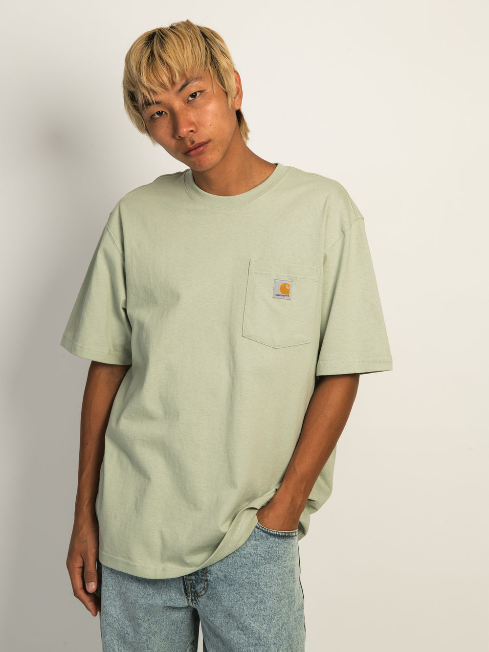 CARHARTT WORKWEAR POCKET T-SHIRT - SAGE