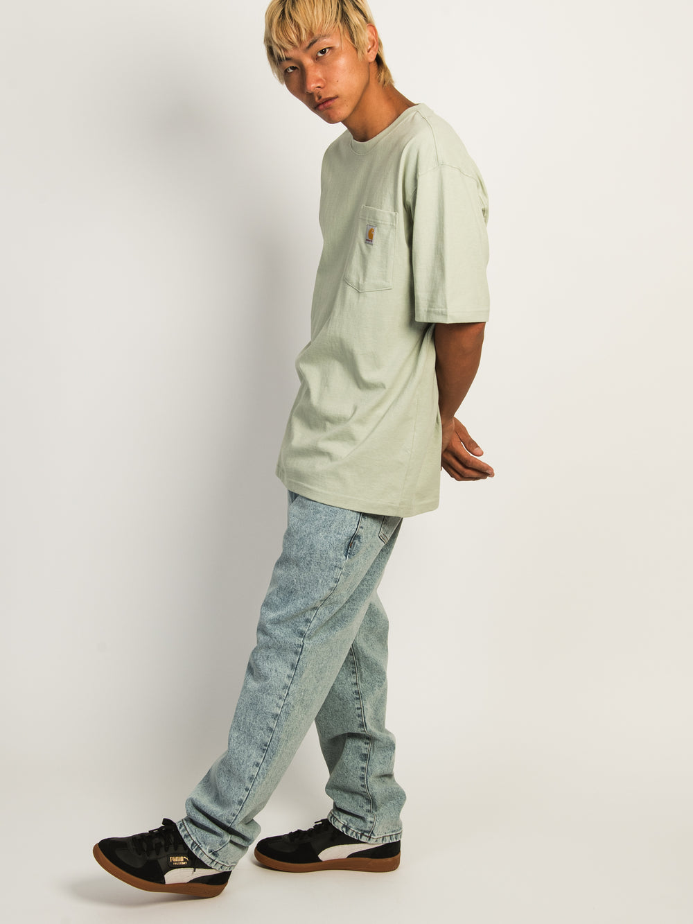 CARHARTT WORKWEAR POCKET T-SHIRT - SAGE