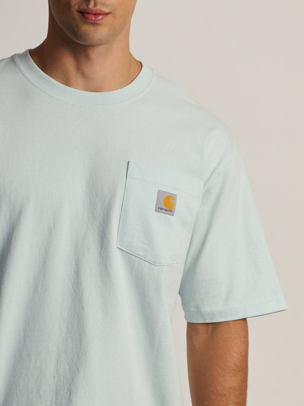 CARHARTT WORKWEAR POCKET T-SHIRT - FOG