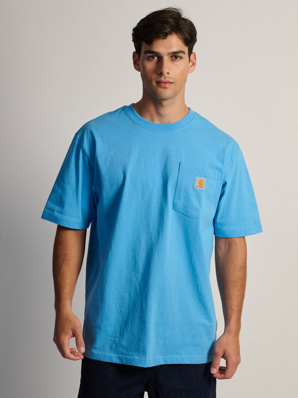 CARHARTT WORKWEAR POCKET T-SHIRT - BLUE