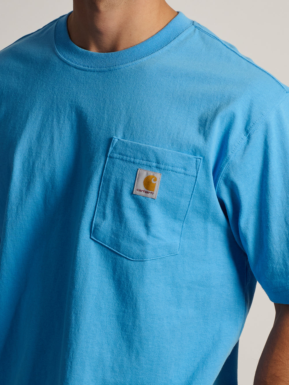CARHARTT WORKWEAR POCKET T-SHIRT - BLUE