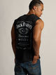 LICENSED JACK DANIELS MUSCLE TANK - Boathouse