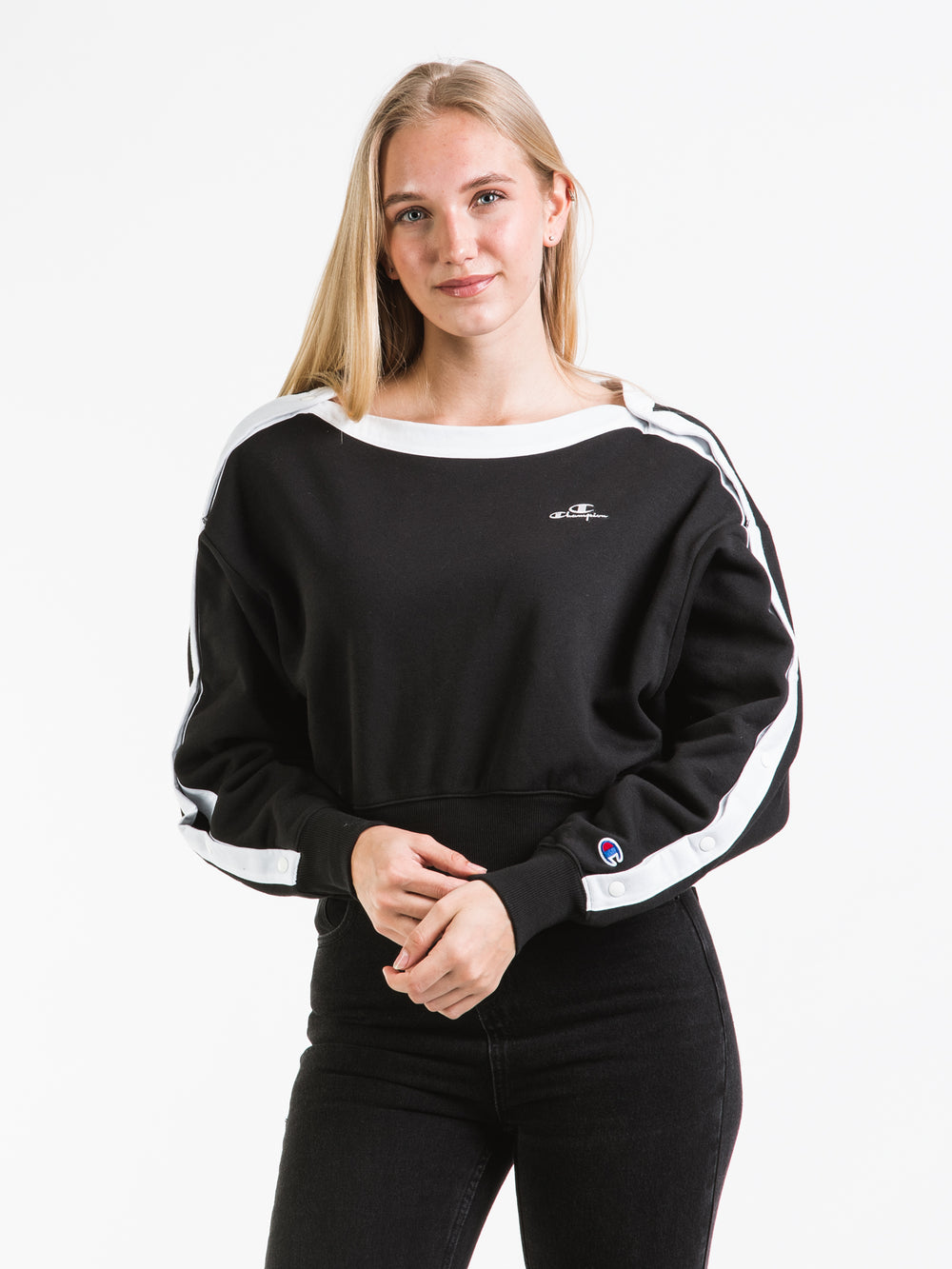 CHAMPION TRANSFORMATIVE FLEECE CREW SWEATSHIRT - CLEARANCE