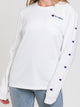 CHAMPION CHAMPION EMBROIDERED SCRIPT BOYFRIEND LONG SLEEVE TEE - CLEARANCE - Boathouse