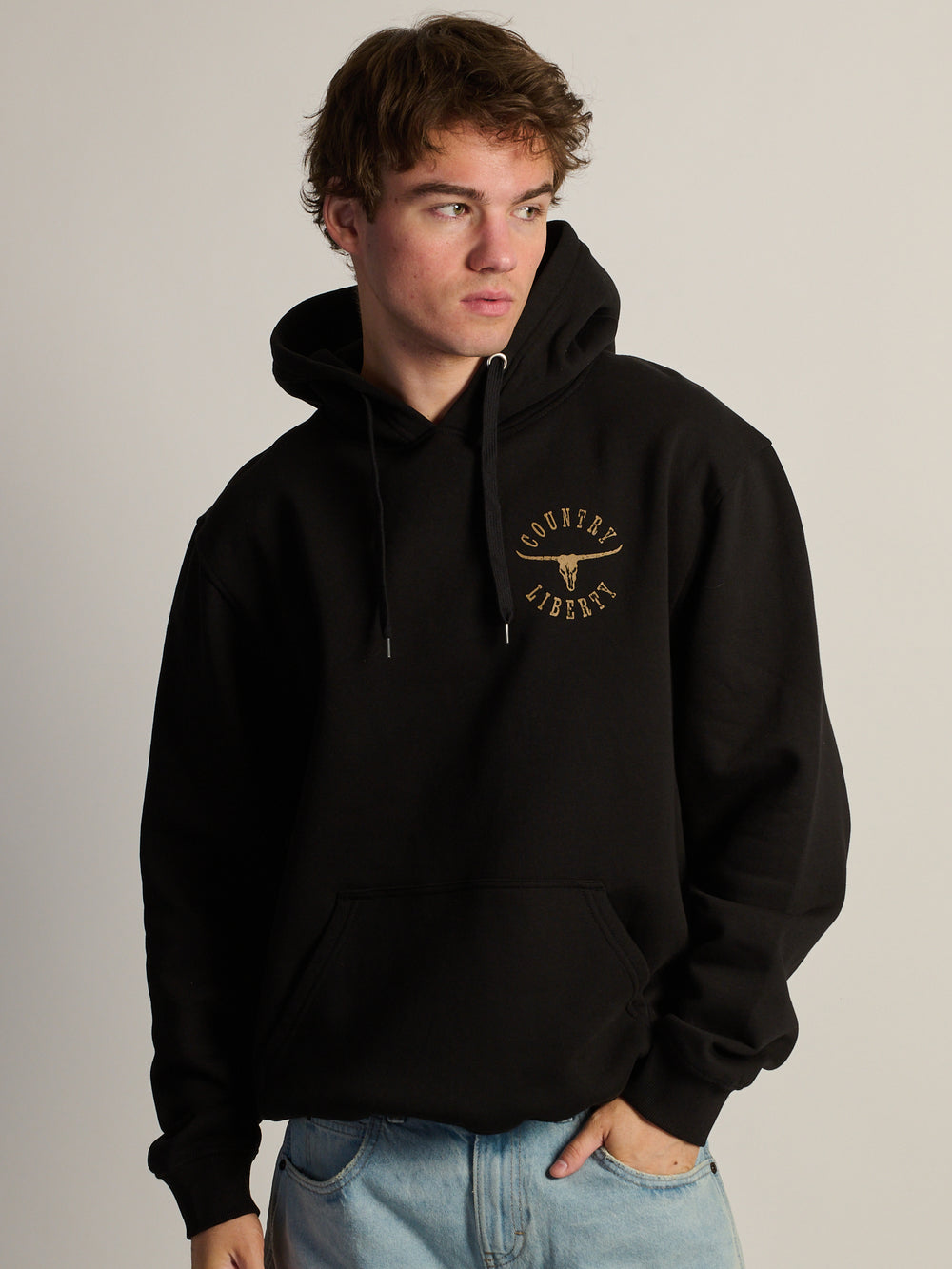 COUNTRY LIBERTY REBEL PULLOVER HOODIE