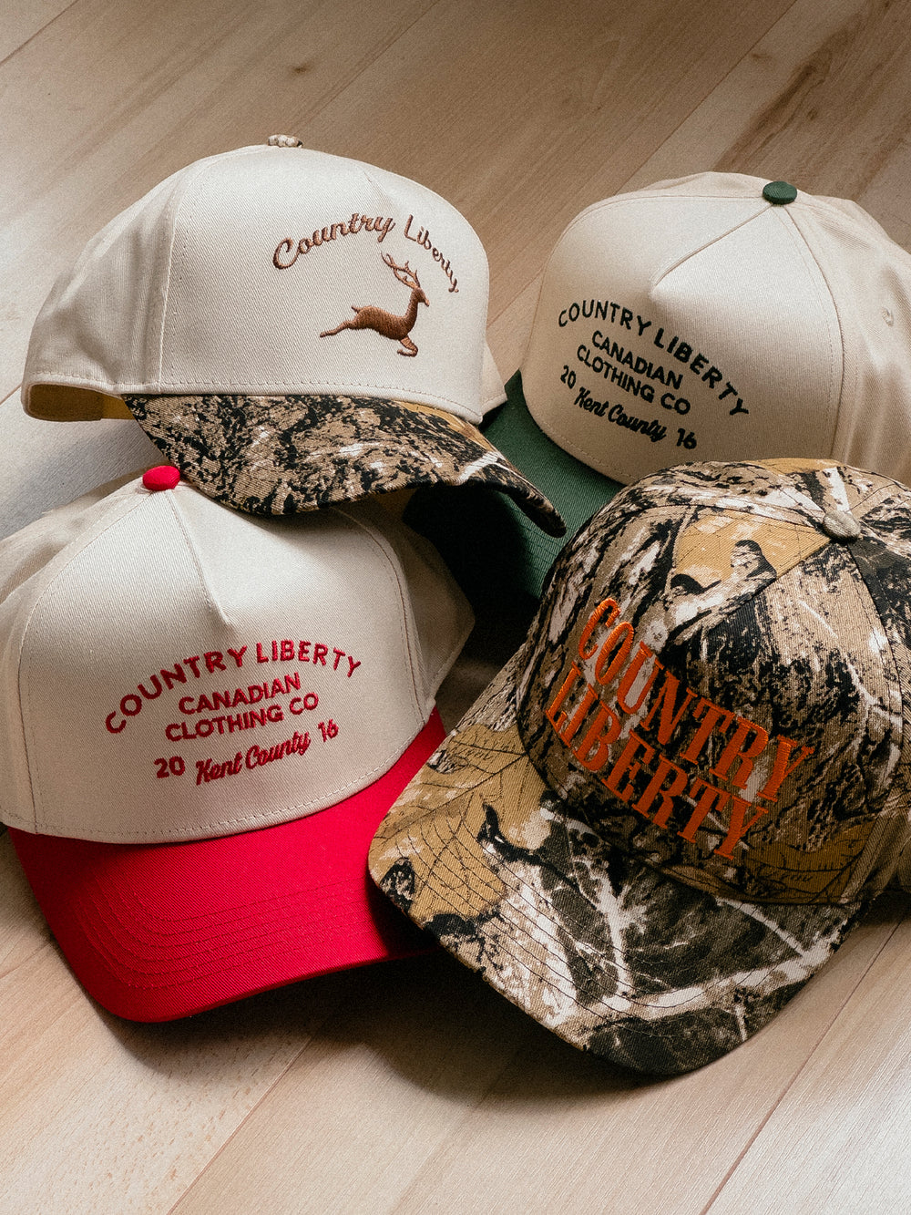 COUNTRY LIBERTY 2 TONE RED CCC HAT