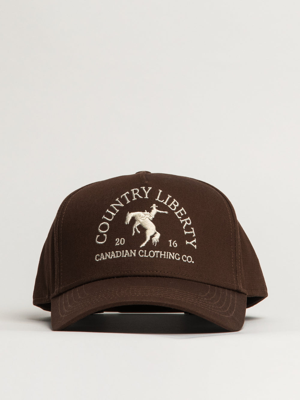 COUNTRY LIBERTY SOLID BROWN COWBOY HAT
