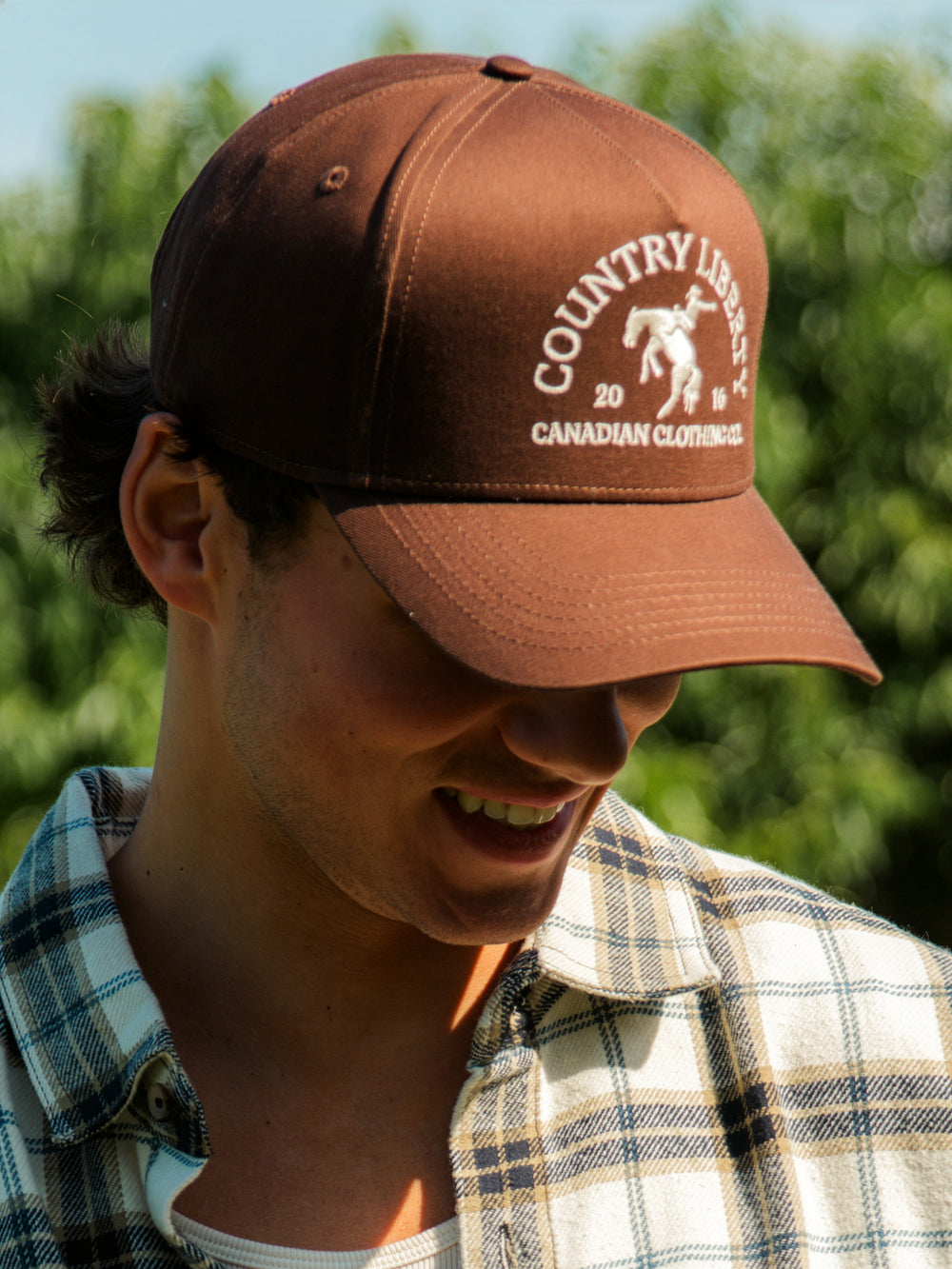 COUNTRY LIBERTY SOLID BROWN COWBOY HAT