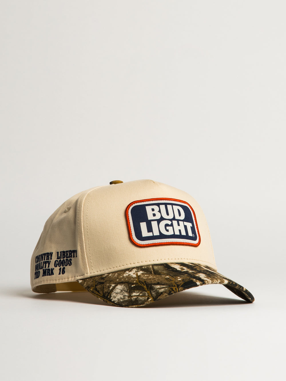COUNTRY LIBERTY CAMO BUDLIGHT HAT