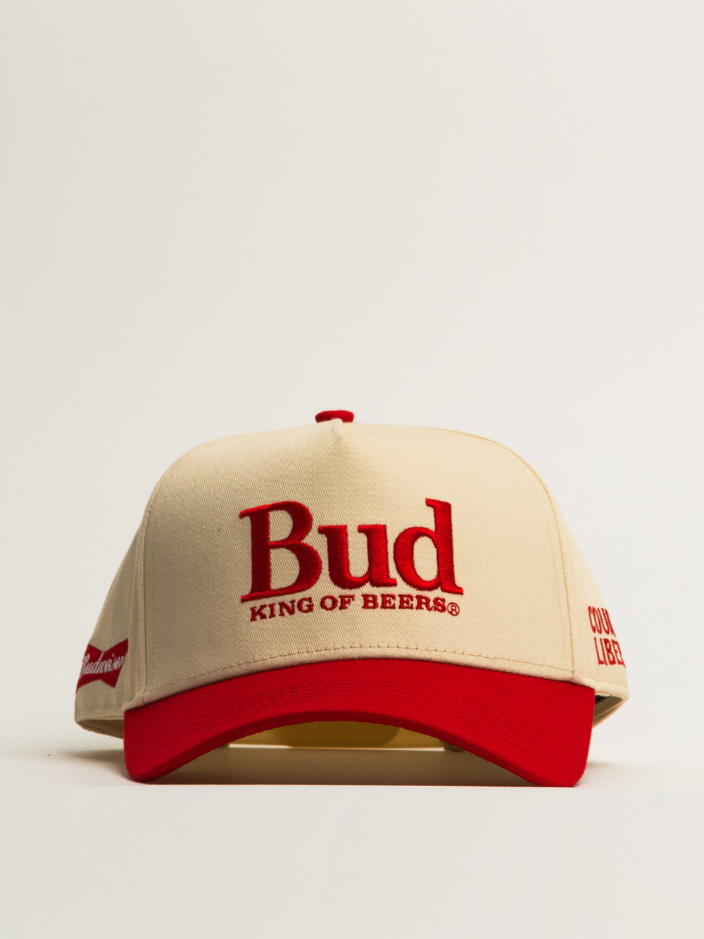 COUNTRY LIBERTY BUDWEISER A FRAME HAT- RED