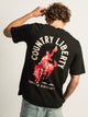 COUNTRY LIBERTY COUNTRY LIBERTY BLACK HORSE RIDING TEE - Boathouse