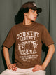 COUNTRY LIBERTY COUNTRY LIBERTY STAMPEDE T-SHIRT -WASHED - Boathouse