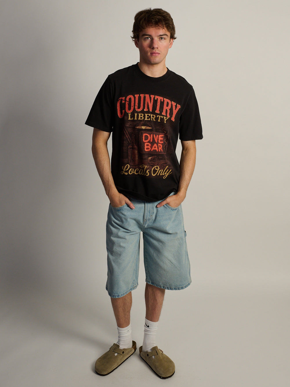 COUNTRY LIBERTY LOCALS ONLY T-SHIRT