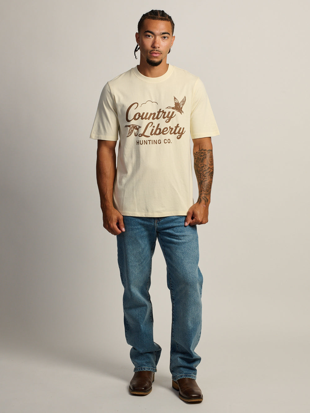 T-SHIRT COUNTRY LIBERTY CHASSE CO
