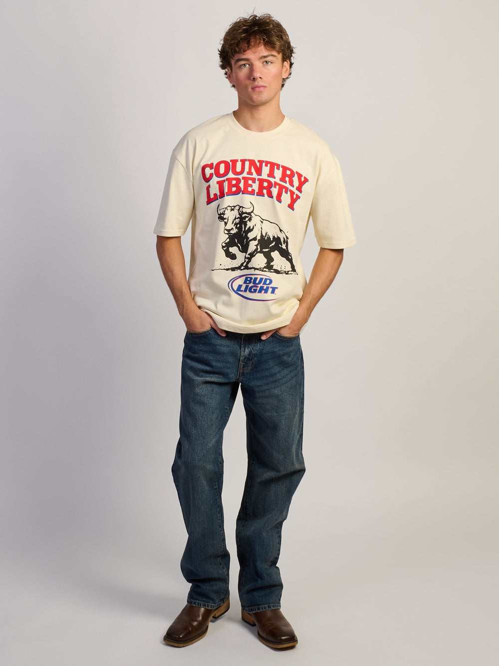 T-SHIRT RODEO LÉGER COUNTRY LIBERTY BUD