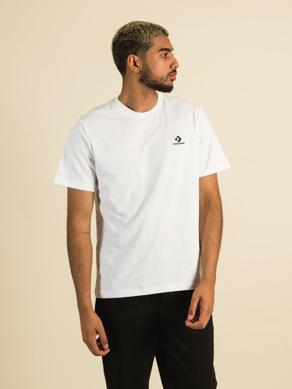 CONVERSE EMBROIDERED STAR CHEVRON T-SHIRT - CLEARANCE