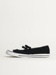 WOMENS CONVERSE CTAS DAINTY MARY JANE SLIP-ON - BLACK/EGRET