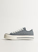 CONVERSE WOMENS CONVERSE CHUCK TAYLOR ALL-STARS LIFT OX SNEAKER - Boathouse