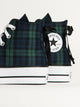 CONVERSE WOMENS CONVERSE CHUCK TAYLOR ALL-STARS LIFT SNEAKER - PLAID - Boathouse
