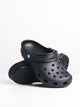 WOMENS CROCS CLASSIC CLOGS - BLACK