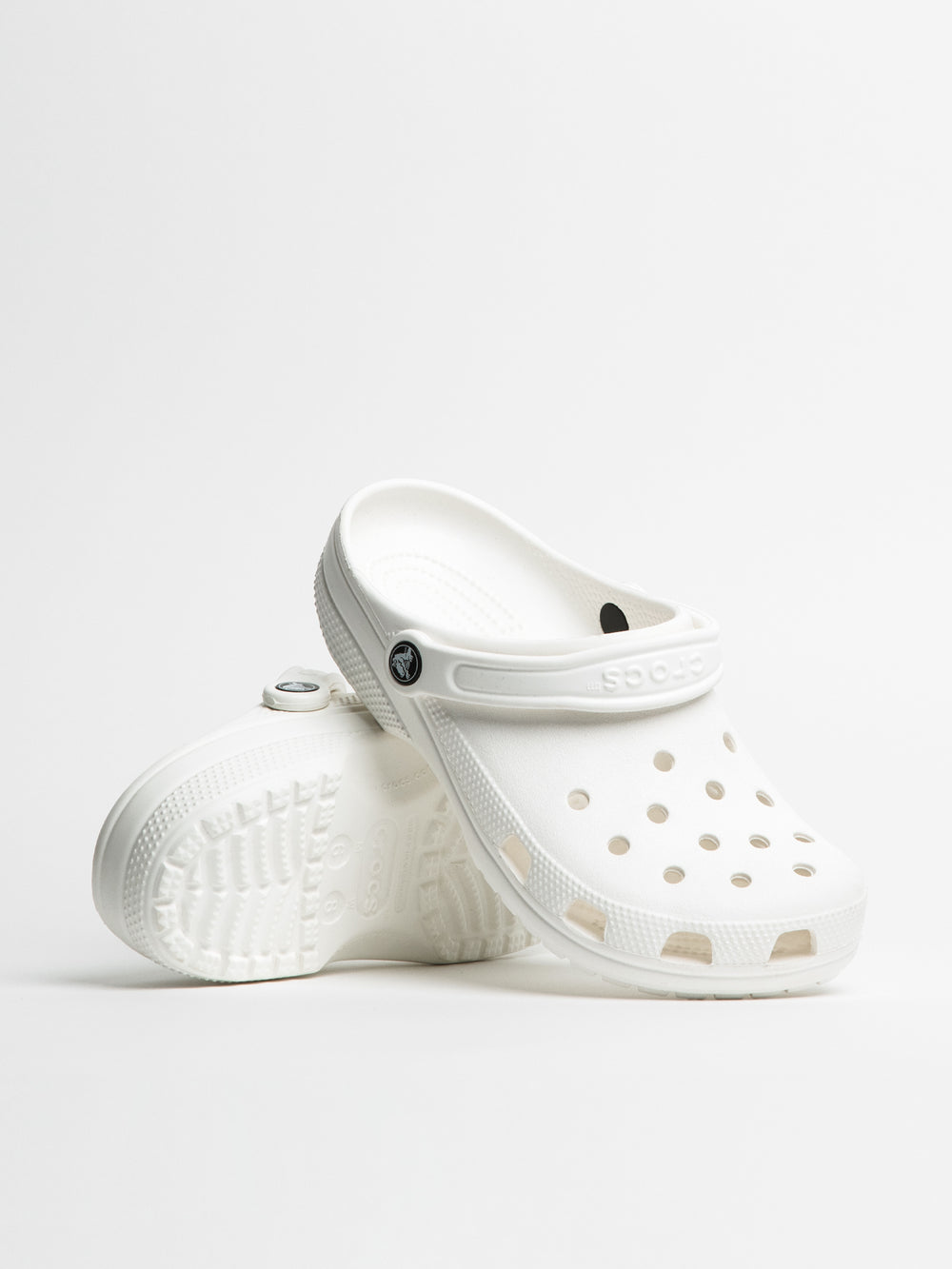 WOMENS CROCS CLASSIC CLOGS - WHITE