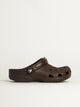 CROCS WOMENS CROCS CLASSIC CLOG - COFFEE - Boathouse