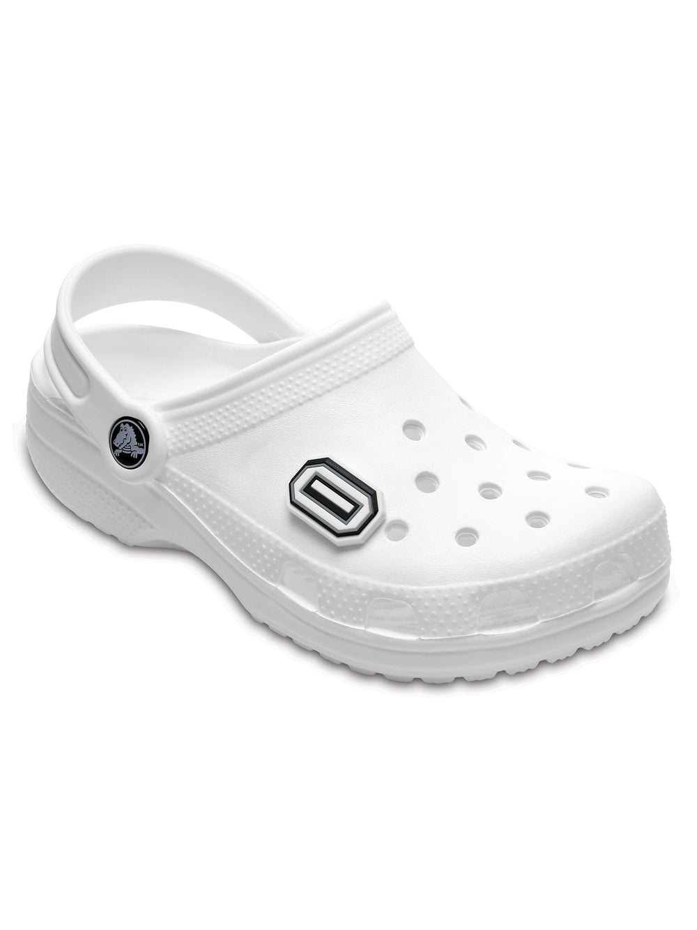 CROCS JIBBITZ BLACK & WHITE NUMBER 0