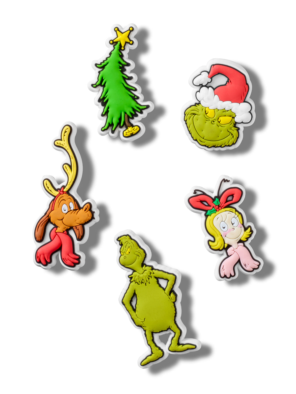 CROCS THE GRINCH 5PK JIBBITZ