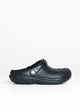 CROCS WOMENS CROCS CLASSIC LINED CLOGS - BLACK - Boathouse