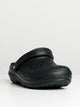 CROCS MENS CROCS CLASSIC LINED CLOGS - BLACK - Boathouse