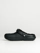 MENS CROCS CLASSIC LINED CLOGS - BLACK