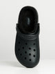 MENS CROCS CLASSIC LINED CLOGS - BLACK