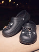 MENS CROCS CLASSIC LINED CLOGS - BLACK