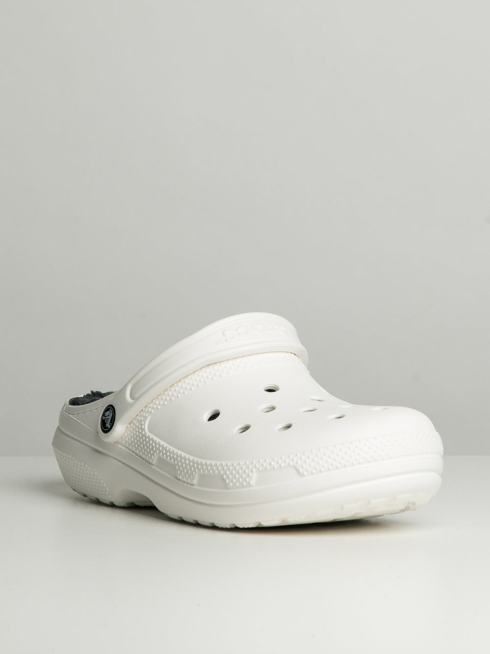 SABOTS DOUBLÉS CROCS CLASSIC POUR HOMMES - BLANC/GRIS