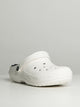 CROCS MENS CROCS CLASSIC LINED CLOG - WHITE/GREY - Boathouse