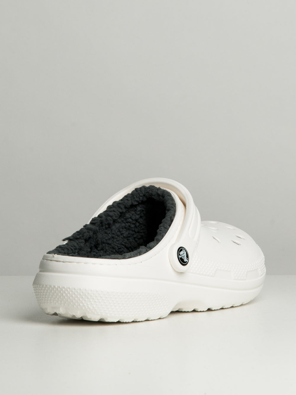 SABOTS DOUBLÉS CROCS CLASSIC POUR HOMMES - BLANC/GRIS