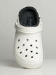 CROCS MENS CROCS CLASSIC LINED CLOG - WHITE/GREY - Boathouse