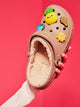 WOMENS CROCS CLASSIC LINED CLOG - MUSHROOM