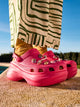 CROCS WOMENS CROCS BAE - DRAGON FRUIT - Boathouse